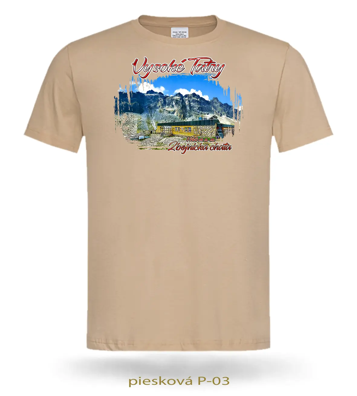 Trička pánske ZBOJNÍCKA CHATA Vysoké Tatry